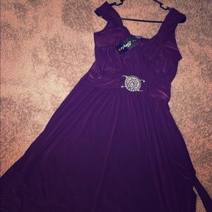Eggplant purple all purpose cocktail dress